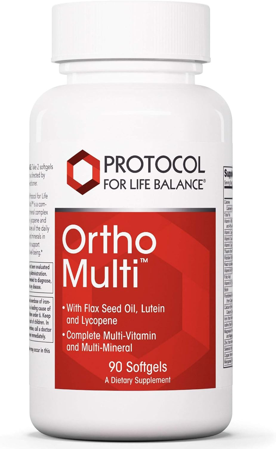 Protocol Ortho Multi - Complete Multivitamin For Women And Men, Minerals Supplements - 90 Softgels
