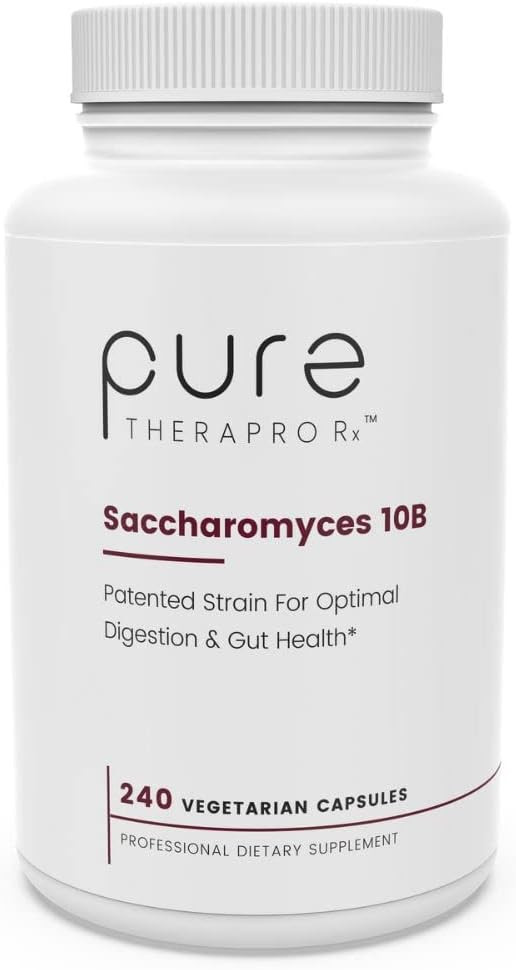Pure Therapro Rx Saccharomyces 10B - Saccharomyces Boulardii, 10 Billion Cfu Per Serving, Patented Strain Cncm I-3799, Probiotic Capsules, Probiotics For Men And Women - 240 Count (Pack Of 1)240 Count (Pack Of 1)