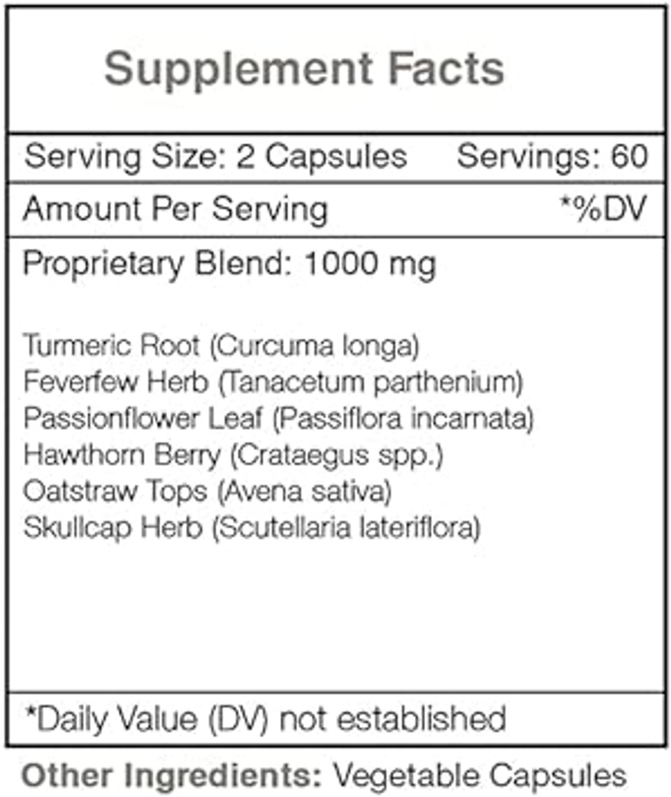 Secrets Of The Tribe - Nerve Secret, Healthy Nerves Formula, Herbal Supplement Blend (2X120 Capsules)2X120 Capsules