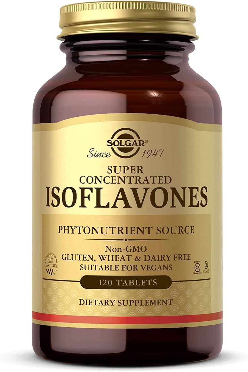Solgar  Non-Gmo Super Concentrated Isoflavones, 120 Tablets