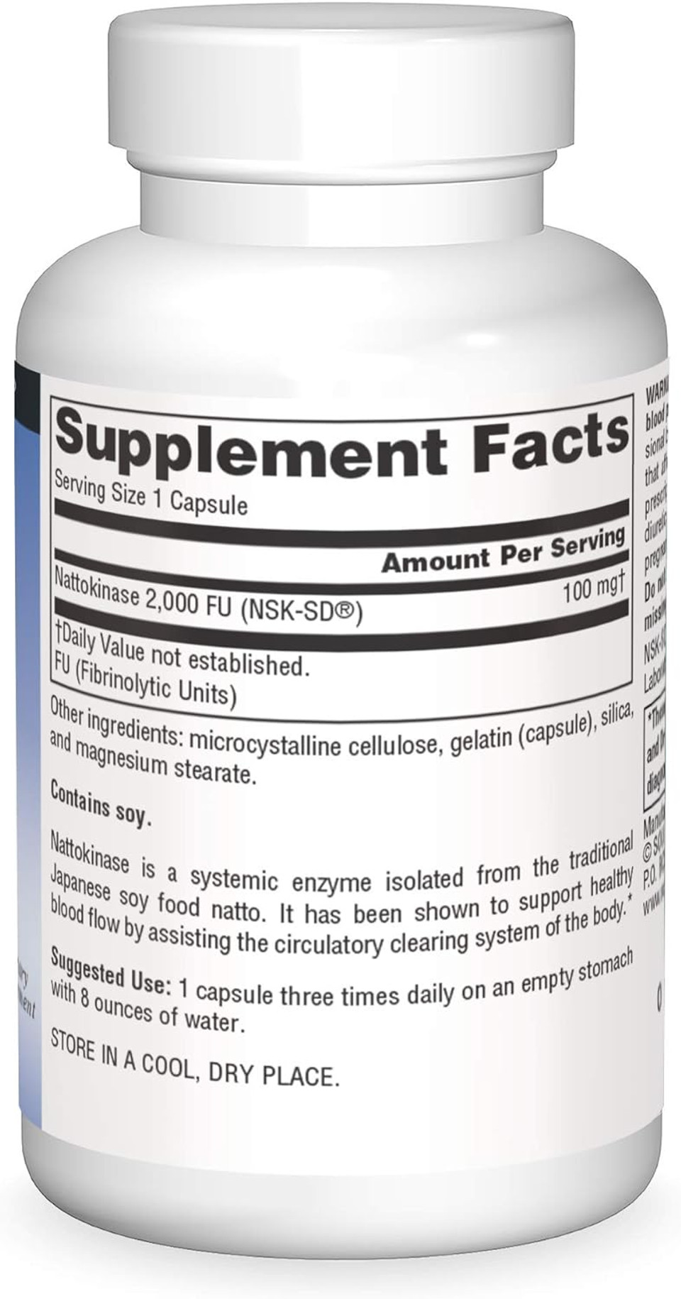 Source Naturals Nattokinase, 100Mg, 30 Capsules