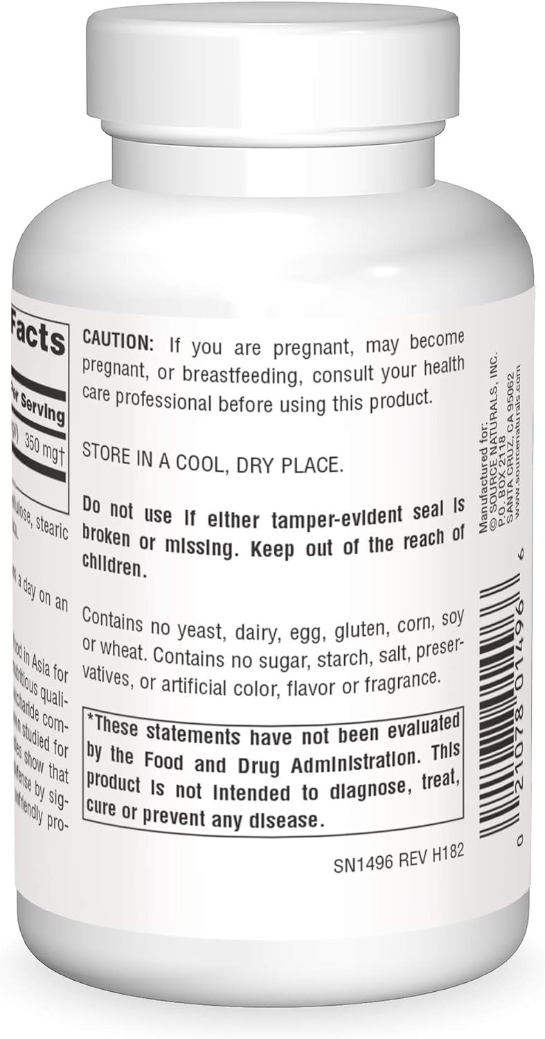 Source Naturals Red Marine Algae 350 Mg Superfood Packed With Minerals & Vitamins - 90 Tablets