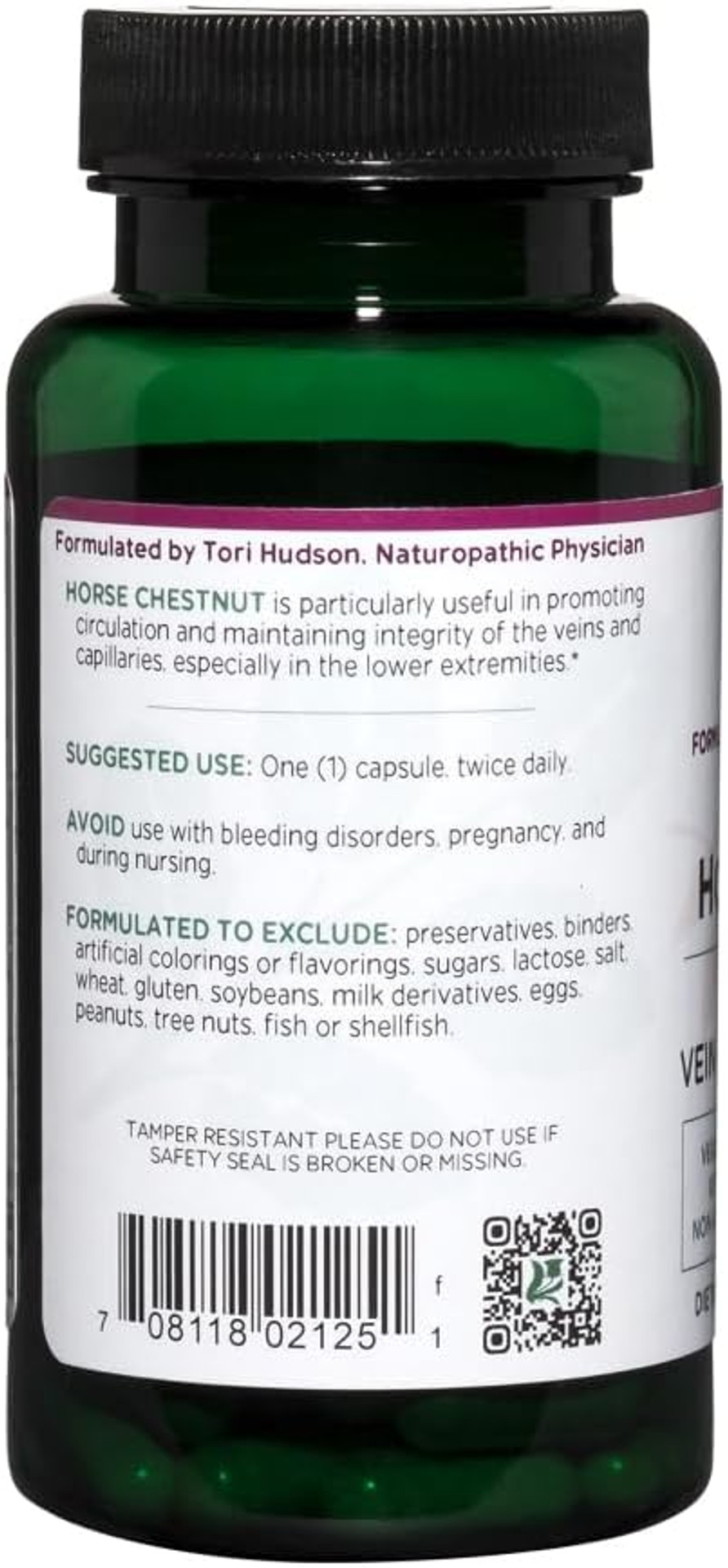 Vitanica, Horse Chestnut, Promotes Vein And Capillary Strength & Circulation, Vegan, 60 Capsules