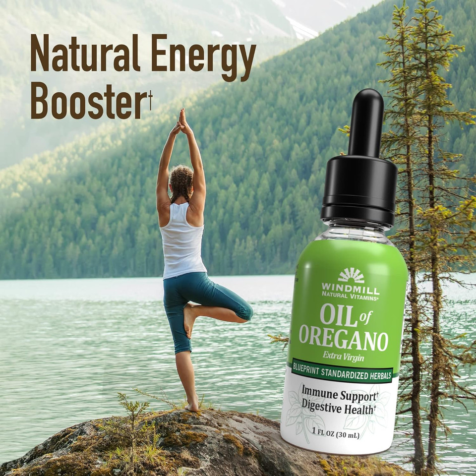 Windmill Natural Vitamins Oil Of Oregano, Herbal Blend For Immune Support, Supports Digestive Health, 1 Fl Oz, 448 Servings