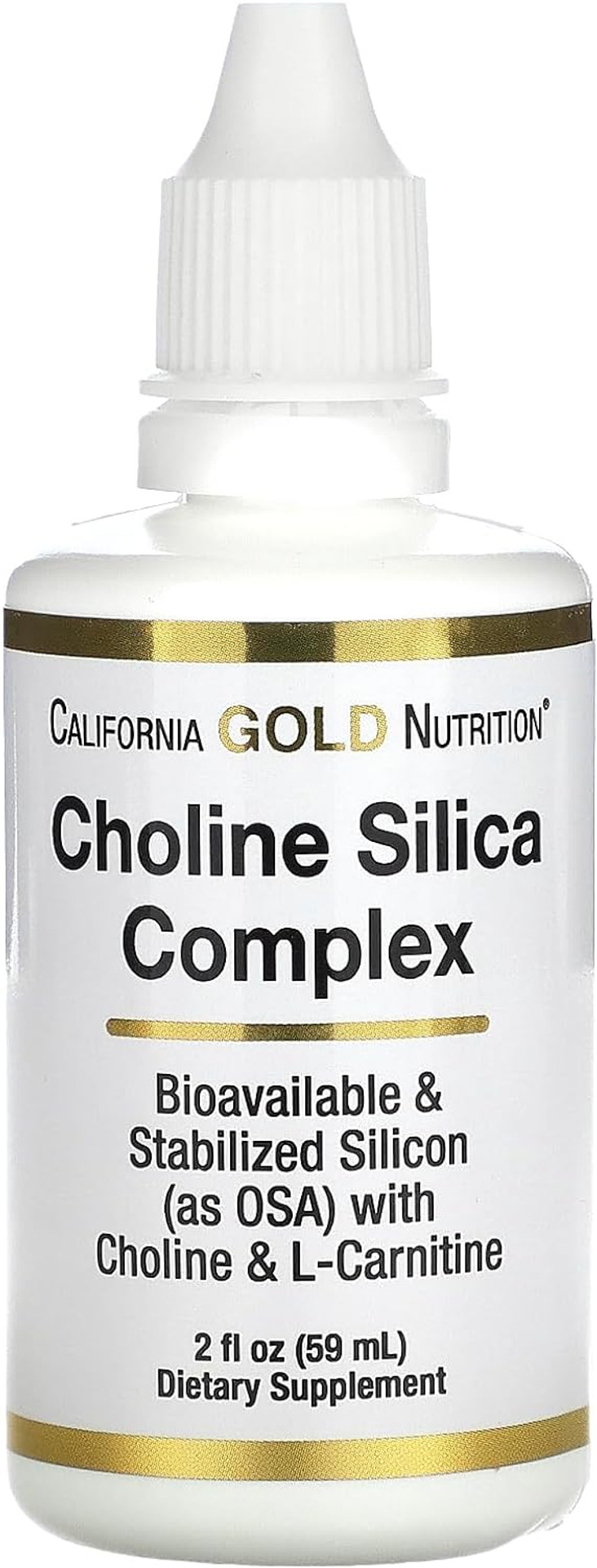 Choline Silica Complex, 2 Fl Oz (59 Ml), California Gold Nutrition