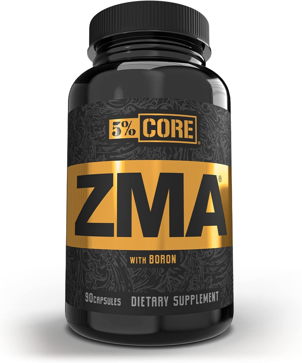 5% Nutrition Core Zma (With Boron) | Promotes Recovery By Restoring Levels Of Zinc, Magnesium & Vitamin B-6 (90 Capsules)
