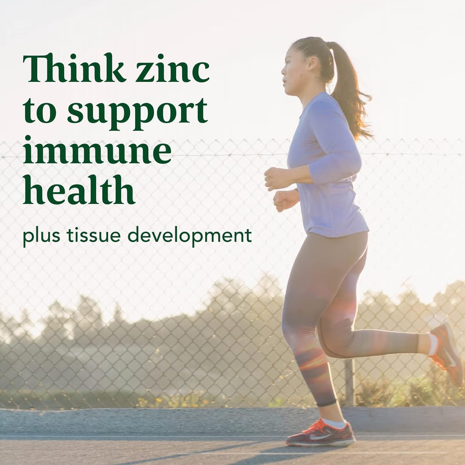 Megafood Zinc - Immune Support Supplement - High Potency Fermented Zinc Supplements With Nourishing Food Blend - Vegan, Non-Gmo, Gluten-Free, And Kosher - Made Without 9 Food Allergens - 60 Tabs60 Count (Pack Of 1)