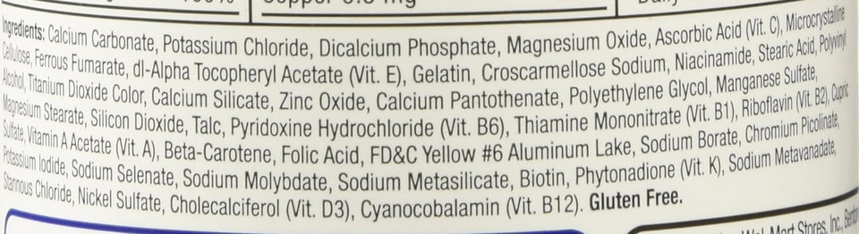 Equate - Complete Multivitamin Multimineral, 200 Tablets