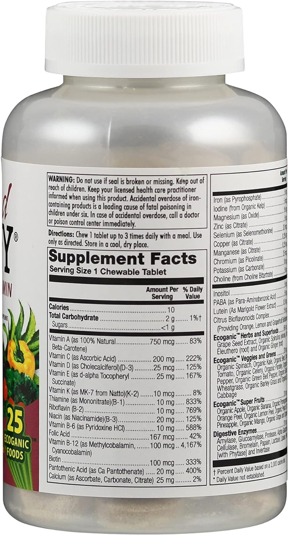 Kal Enhanced Energy Tropical Tablets, 60 Count