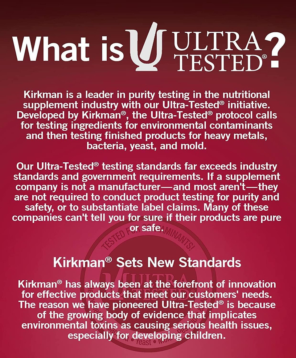 Kirkman - Mycelized Vitamin A Liquid - 30Ml - Essential Vitamin - Supports Immune Health - Hypoallergenic