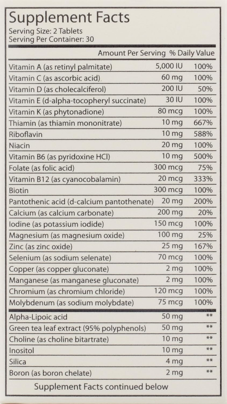 Menscience Androceuticals Daily Multivitamin Men, 60 Tablets