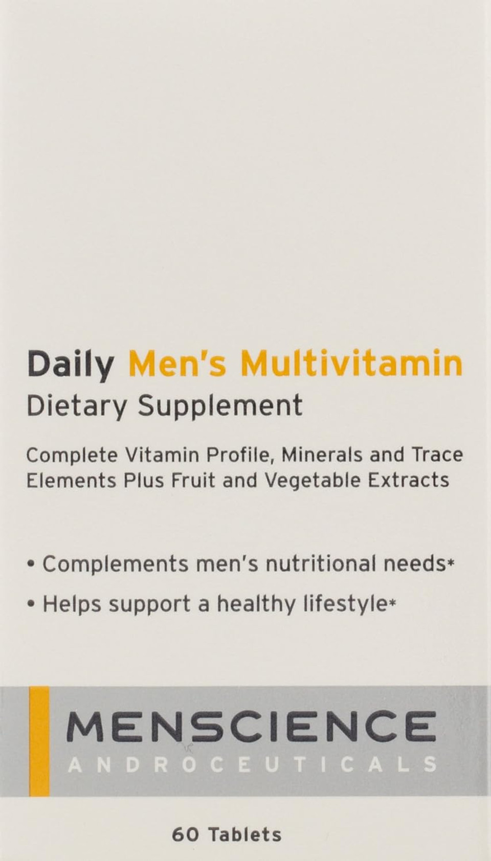 Menscience Androceuticals Daily Multivitamin Men, 60 Tablets