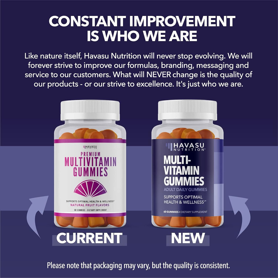 Multivitamin Gummies For Women Men And Kids Packed With Daily Vitamins & Minerals For Optimal Healthy Bodies