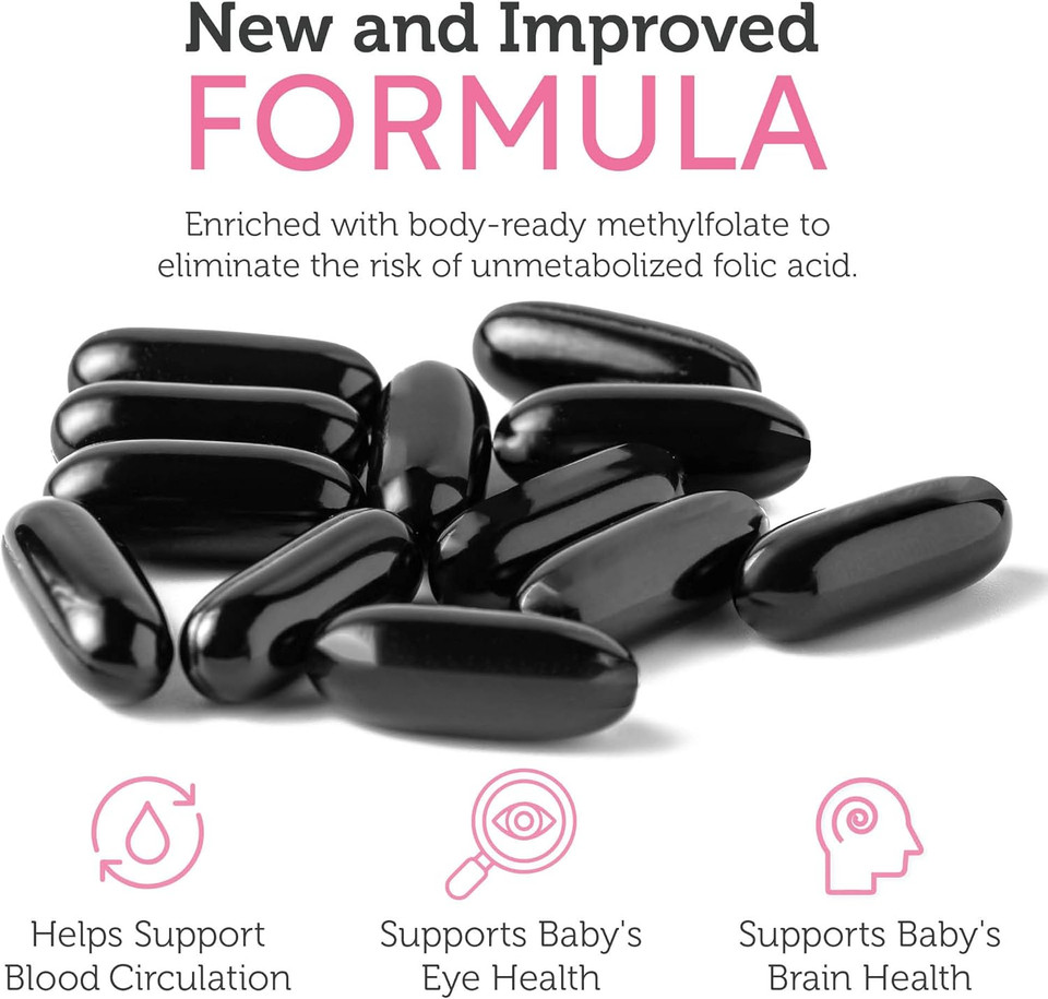 Zahler Prenatal Vitamin With Dha & Folate - Dha Supplements & Prenatal Multivitamin For Mother And Child - Kosher Prenatal Dha Prenatal Vitamins With Iron, Pre Natal Softgels 60 Count