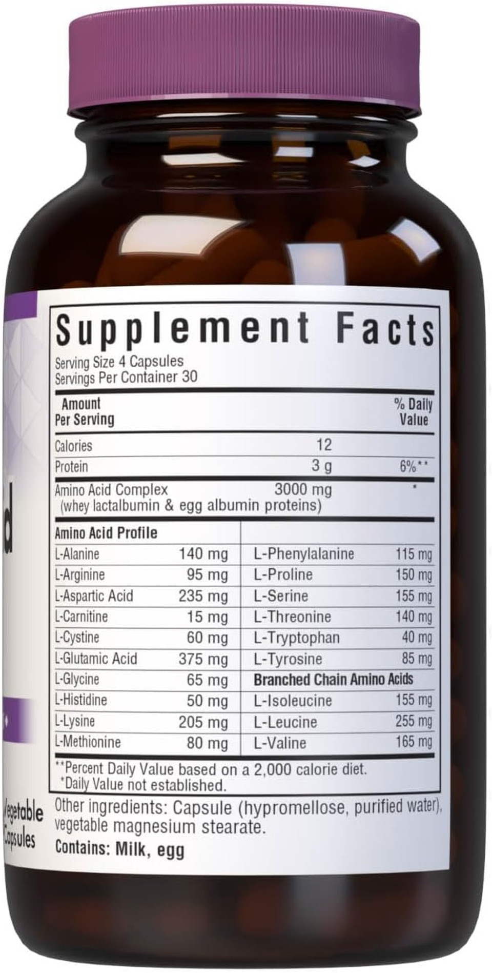 Amino Acid 750 Mg 120 Veg Capsules Amino Acid 750 Mg 120 Veg Capsules