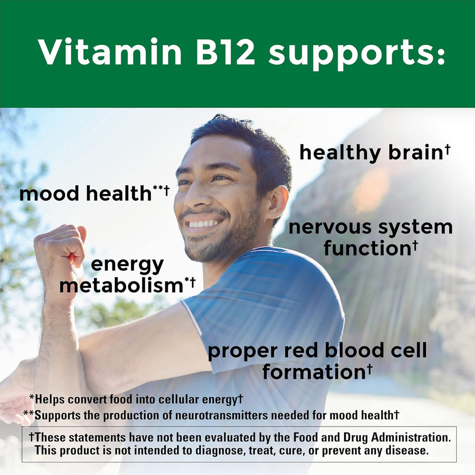 Nature Made Energy B12 1000 Mcg, Dietary Supplement For Energy Metabolism Support, 150 Gummies, 75 Day Supply150 Count (Pack Of 1)
