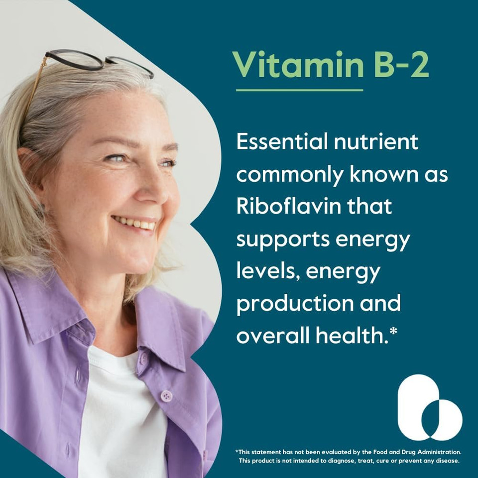 Bestvite Vitamin B-2 (Riboflavin) 400Mg (120 Vegetarian Capsules) - No Stearates - Vegan - Non Gmo - Gluten Free120 Count (Pack Of 1)