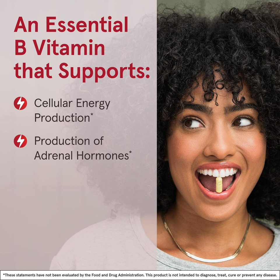 Jarrow Formulas Pantothenic Acid B5 500 Mg - 100 Veggie Caps - Essential B Vitamin - Energy Production & Metabolism Support - 100 Servings (Packaging May Vary)100 Count (Pack Of 1)