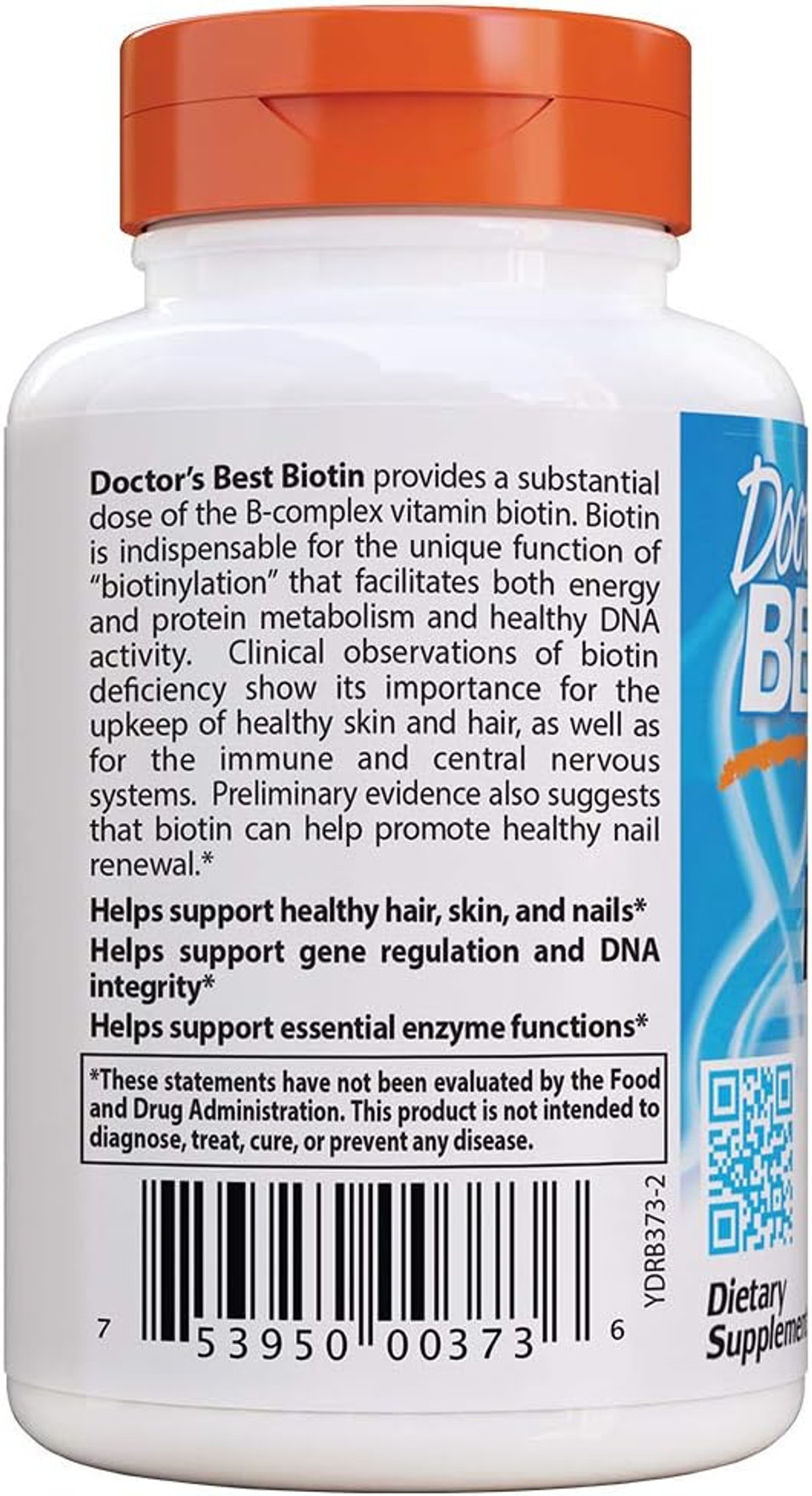 Doctor'S Best Biotin To Support Hair, Skin, Nails, 120 Count