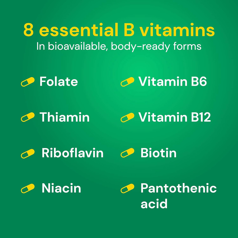 Country Life, Coenzyme B-Complex Vitamin, Support Energy And Metabolism, Daily Supplement, 120 Ct120 Count (Pack Of 1)