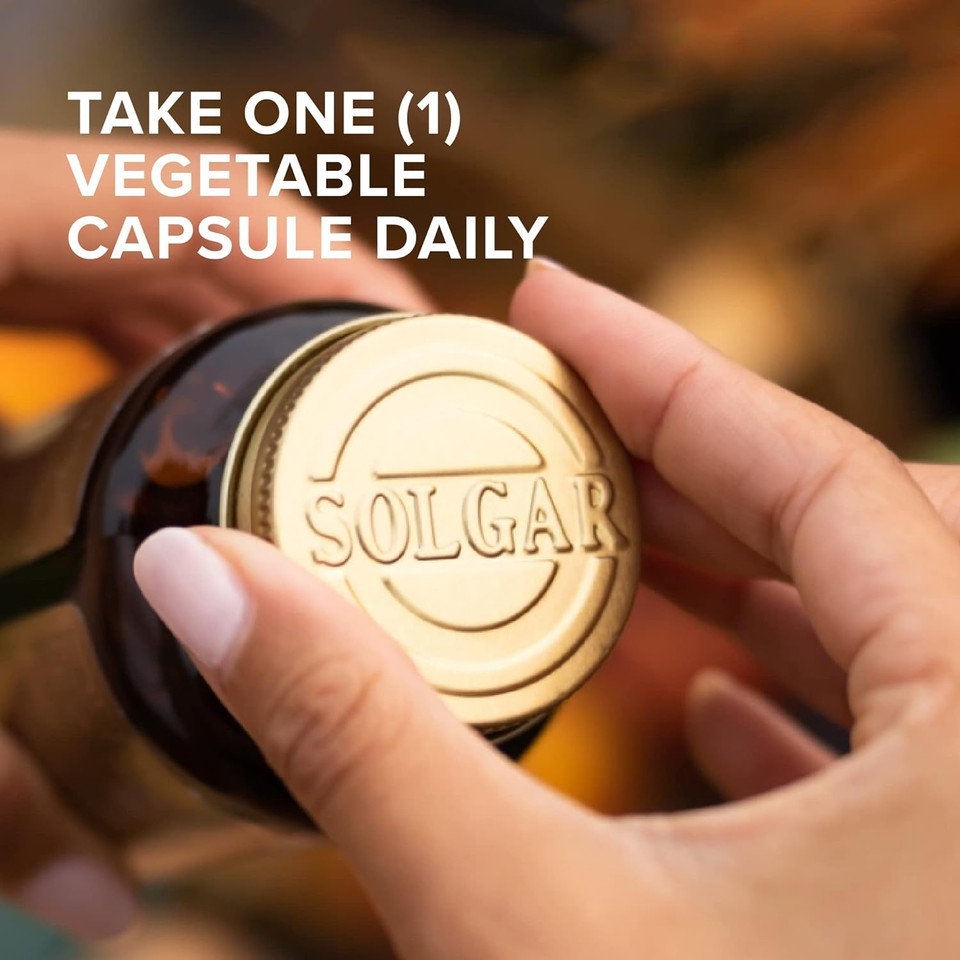 Solgar B-Complex "50" - 100 Vegetable Capsules - Energy Metabolism, Cardiovascular & Nervous System Support - Non-Gmo, Vegan, Gluten Free - 100 Servings