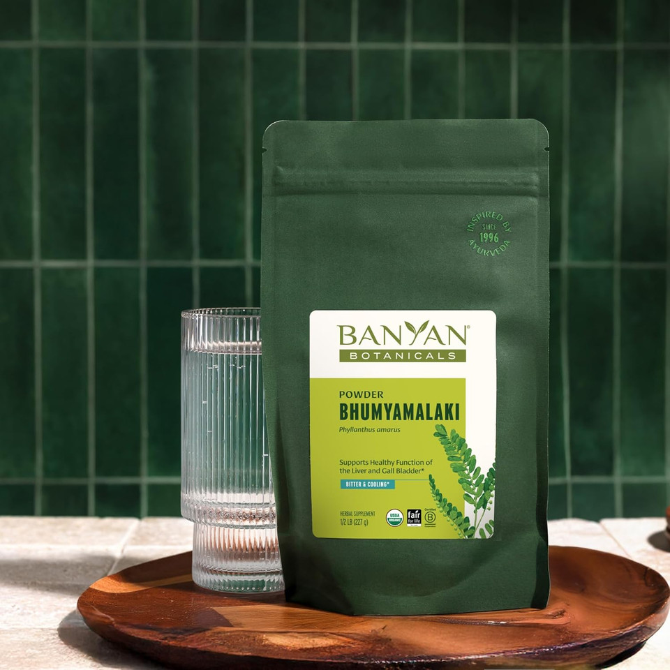 Banyan Botanicals Bhumyamalaki Powder  Organic Liver Health Supplement*  Phyllanthus Spp.  For Natural Detoxification & Cleansing Of The Liver*  1/2 Pound  Non Gmo Sustainably Sourced Vegan Banyan Botanicals Bhumyamalaki Powder  Organic Liver Health Supplement*  Phyllanthus Spp.  For Natural Detoxification & Cleansing Of The Liver*  1/2 Pound  Non Gmo Sustainably Sourced Vegan