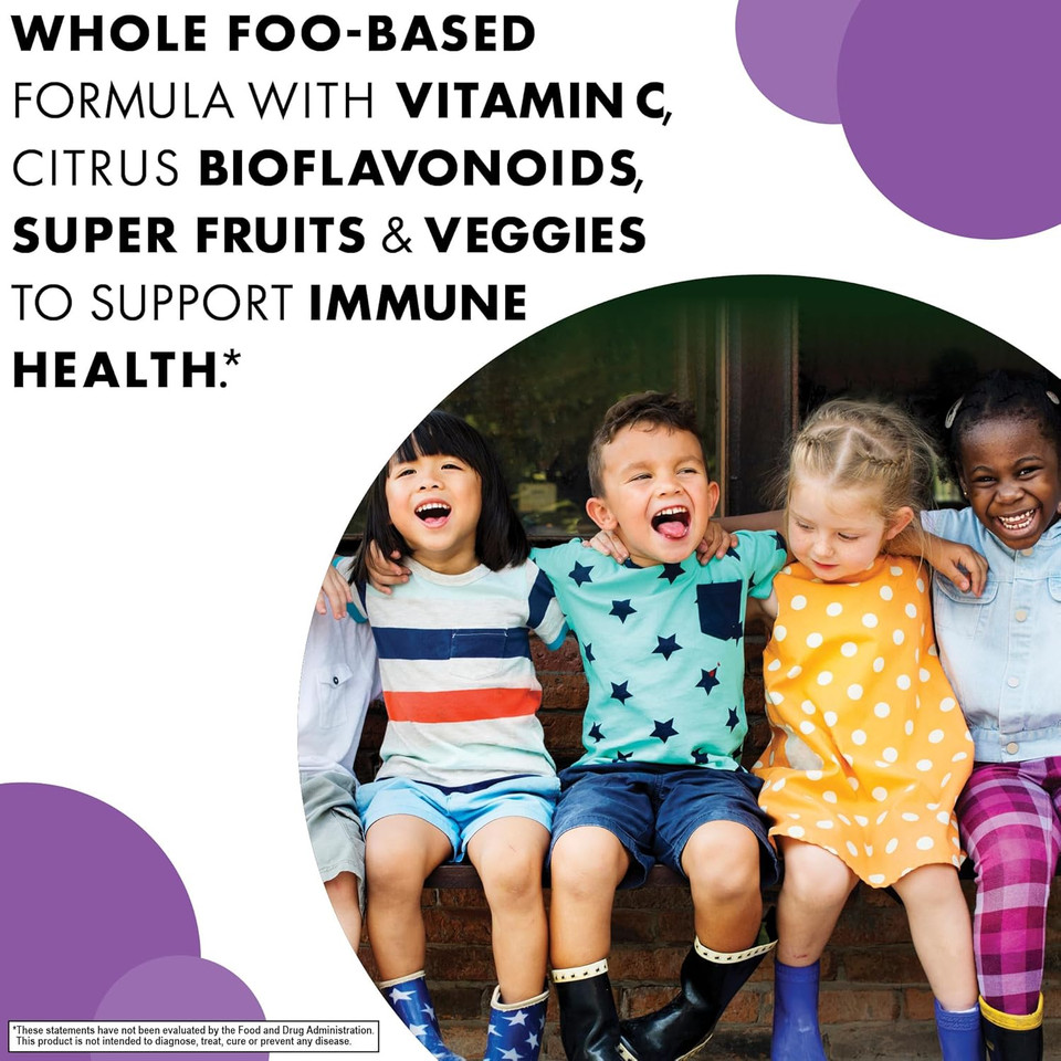 Bluebonnet Nutrition Rainforest Animalz Vitamin C Animal Shape Chewable Tablets, 250Mg Of Vitamin C, Soy-Free, Gluten-Free, Kosher Certified, Dairy-Free, Vegan, 90 Tablets, 45 Servings, Orange Flavor