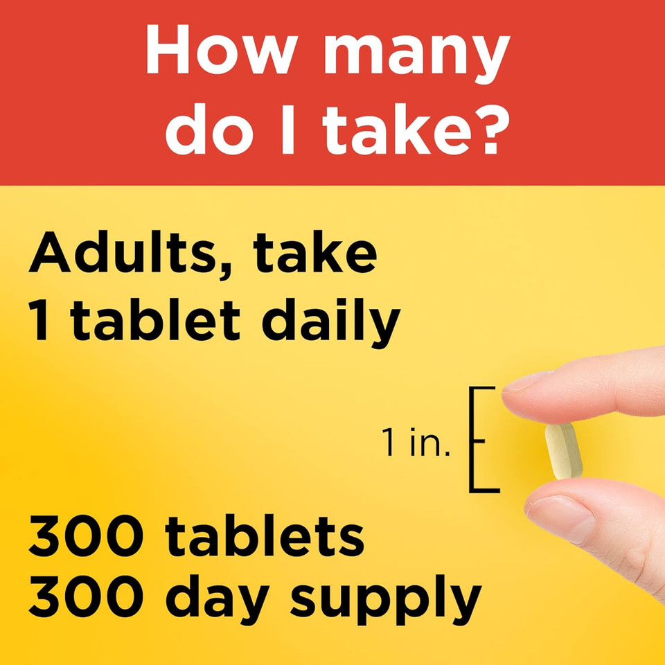 Nature Made Extra Strength Vitamin C 1000 Mg, Dietary Supplement For Immune Support, 300 Tablets, 300 Day Supply300 Count (Pack Of 1)