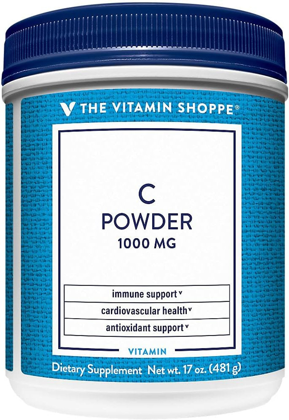 The Vitamin Shoppe Vitamin C Powder 1,000Mg, Antioxidant That Supports Immune And Cardiovascular Health (17 Ounces Powder)