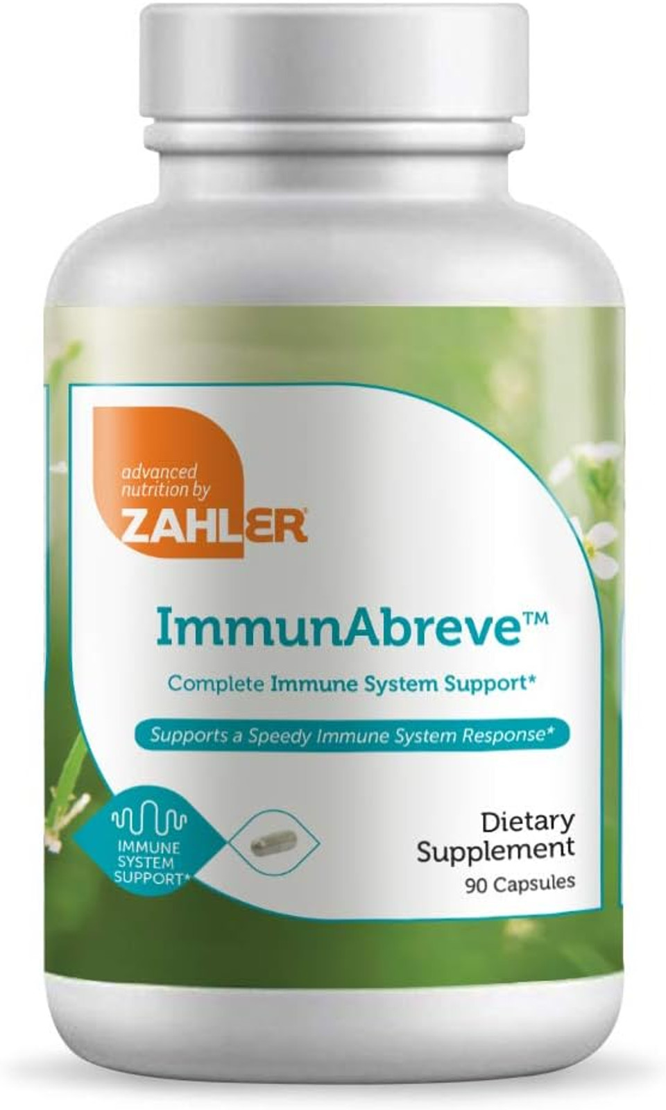 Zahler Immunabreve, Powerful Immune System Support, Contains Vitamin C Pantothenic Acid Echinacea And More, Certified Kosher (90 Capsules)90 Count (Pack Of 1)