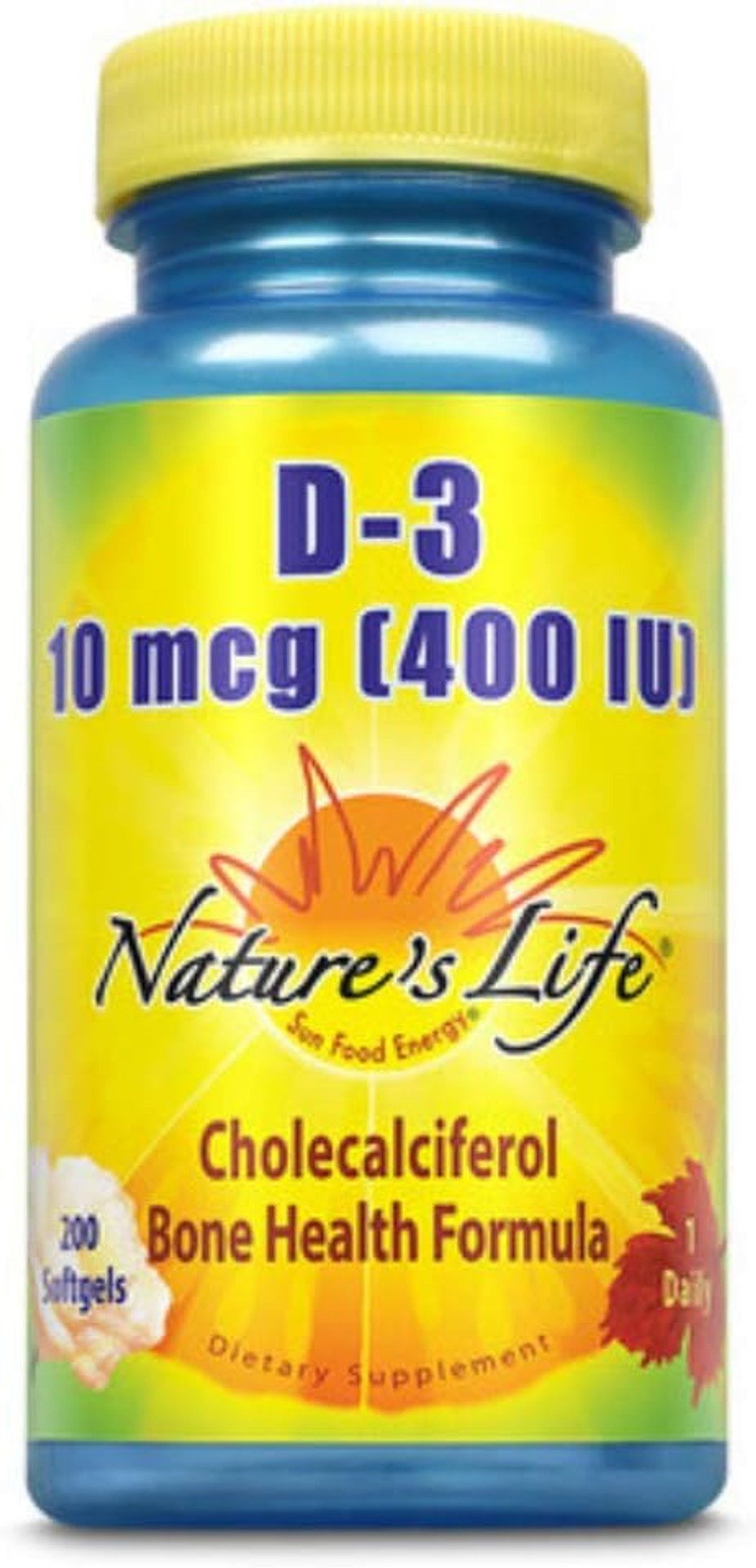 Nature'S Life D-3 400 Iu | 200 Ct