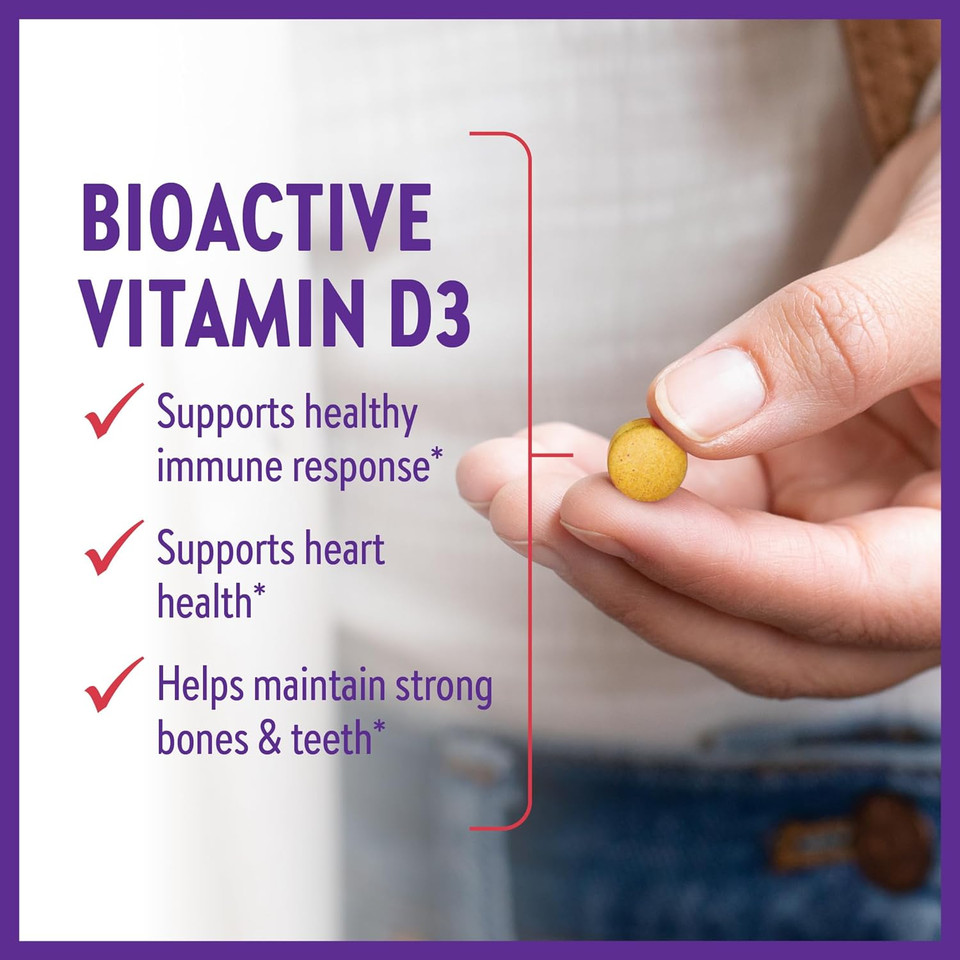 New Chapter Fermented Vitamin D3 2,000 Iu, Organic, One Daily For Immune, Heart & Bone Support + Whole-Food Turmeric, Adaptogenic Reishi Mushroom, 100% Vegetarian, Gluten Free, 60 Count