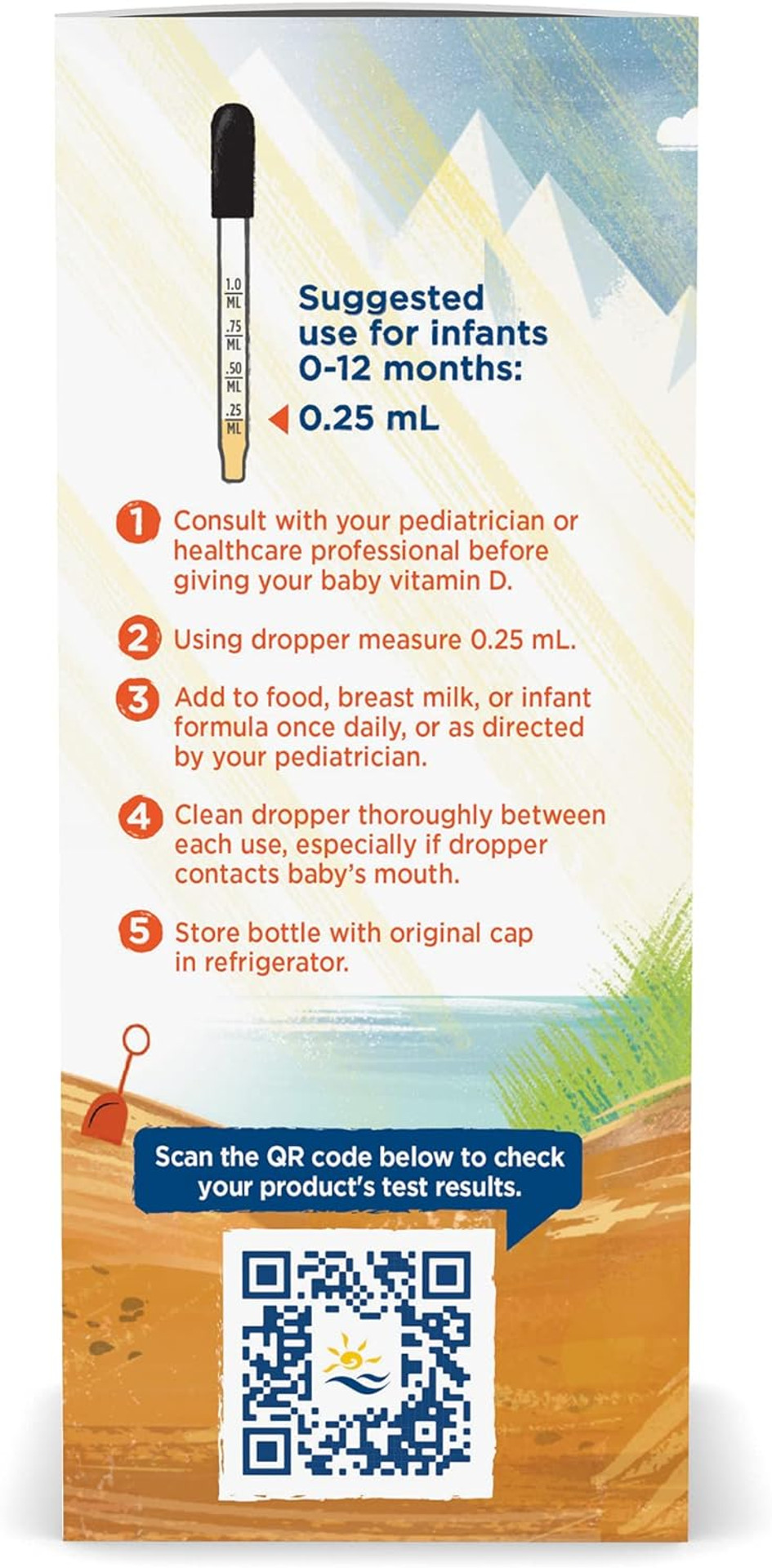 Nordic Naturals Babyã¢ÂS Vitamin D3, Unflavored - 0.76 Oz - 400 Iu Vitamin D3 - Healthy Bones, Immune System Support, Normal Sleep Rhythms - Non-Gmo, Certified Vegetarian - 90 Servings
