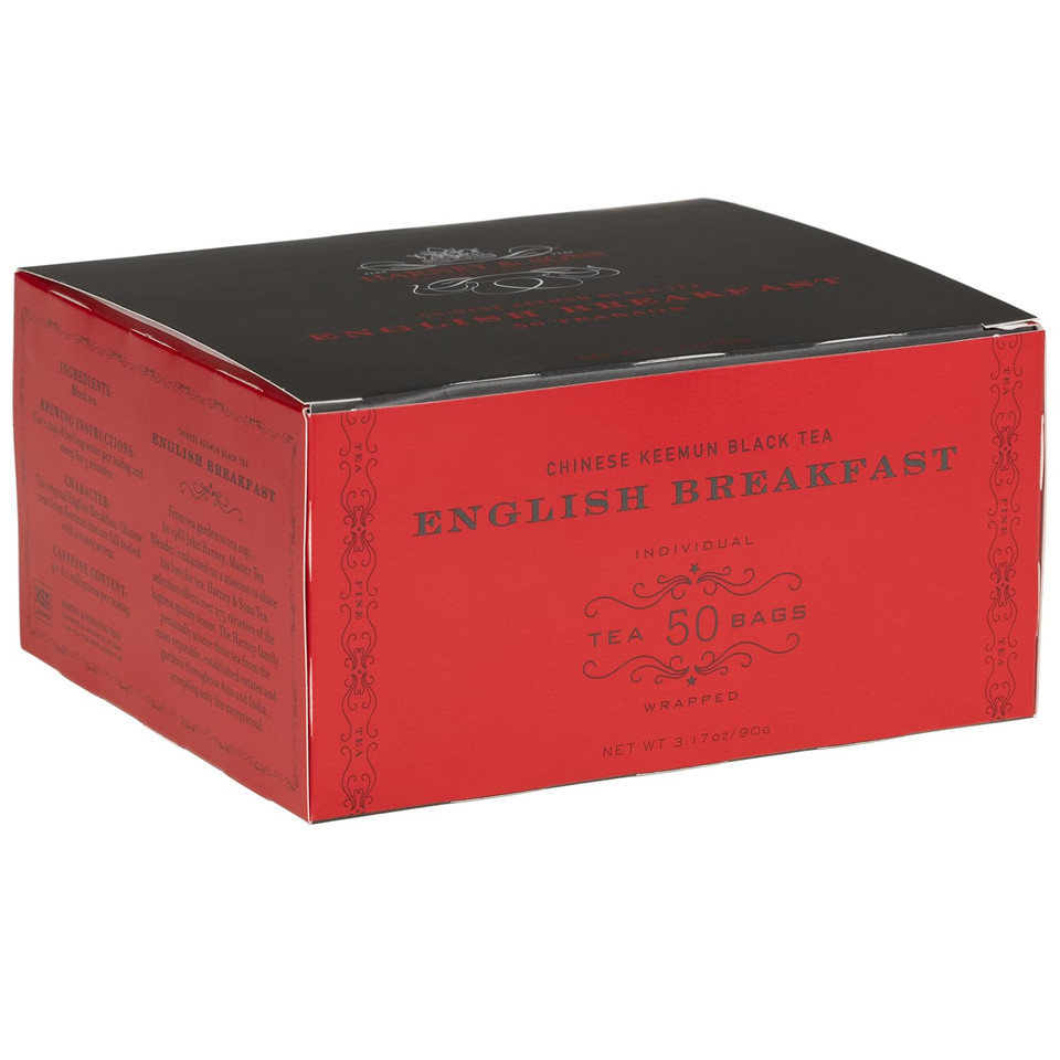 Harney & Sons English Breakfast Tea 100G / 3.57 Oz (50 Tea Bags)