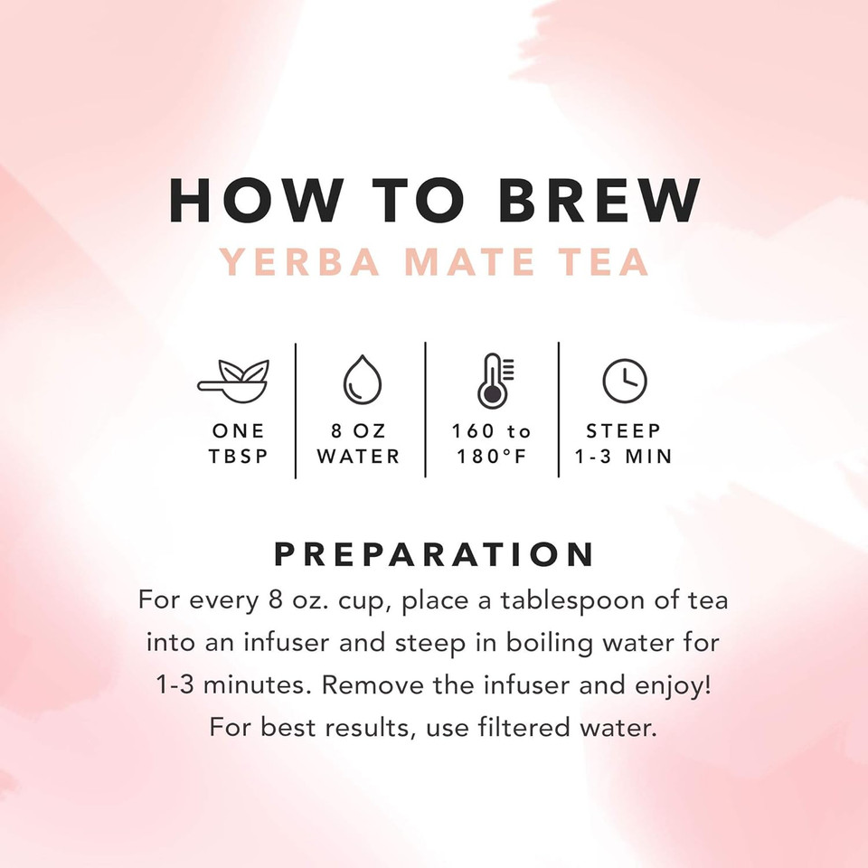 Pinky Up Red Velvet Cake Loose Leaf Tea | Yerba Mate Herbal Tea, 80-85 Mg Caffeine Per Serving, Naturally Calorie & Gluten Free | 4 Ounce Tin, 25 Servings