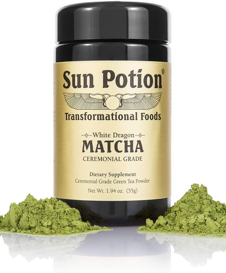 Sun Potion White Dragon Matcha - Ceremonial Grade Green Tea Powder (55G)
