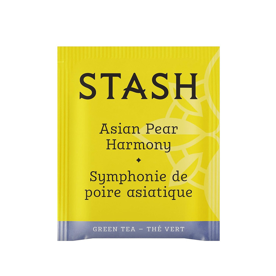 Stash Tea Asian Pear Harmony Green Tea - Caffeinated, Non-Gmo Project Verified Premium Tea With No Artificial Ingredients, 18 Count (Pack Of 6) - 108 Bags Total1 Count (Pack Of 6)