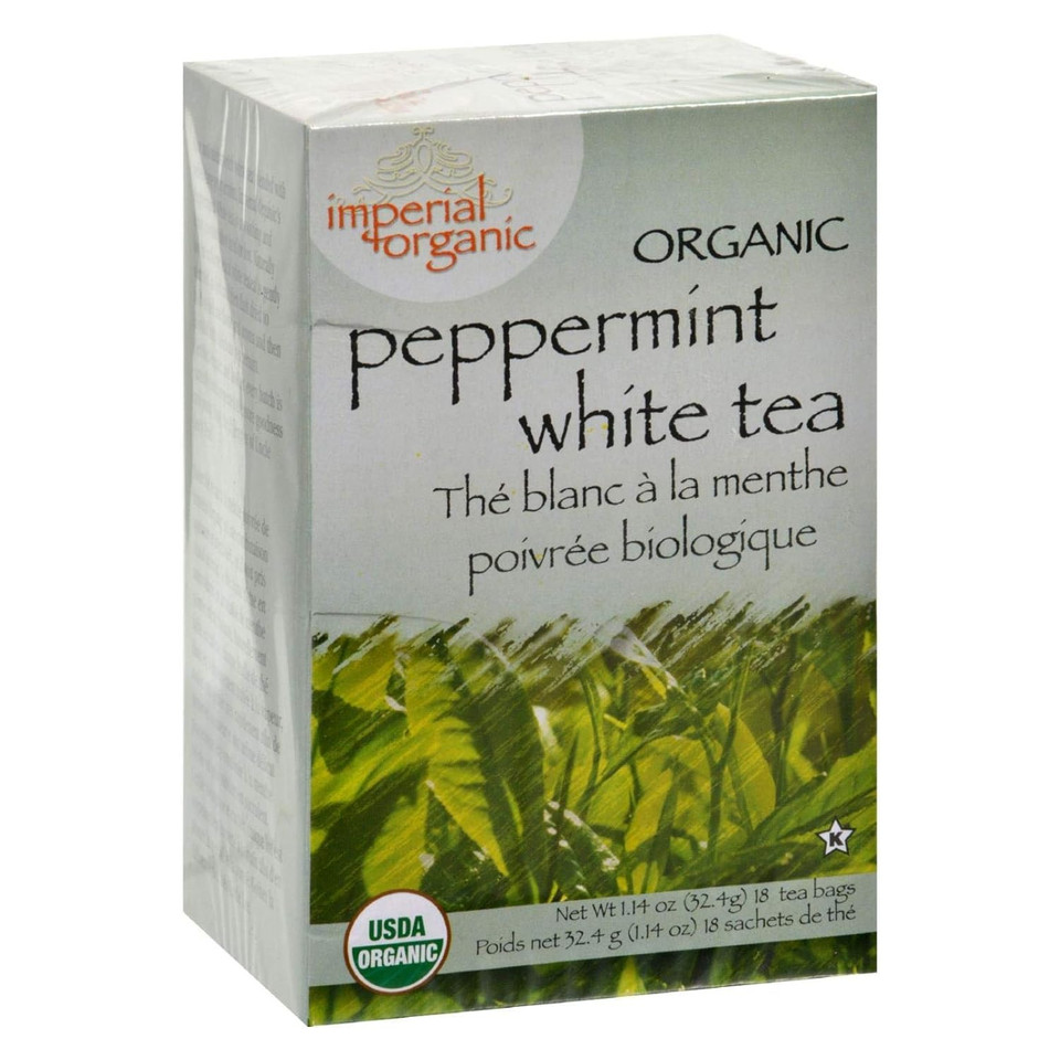 100% Organic Peppermint White Tea 18 Bag(S)