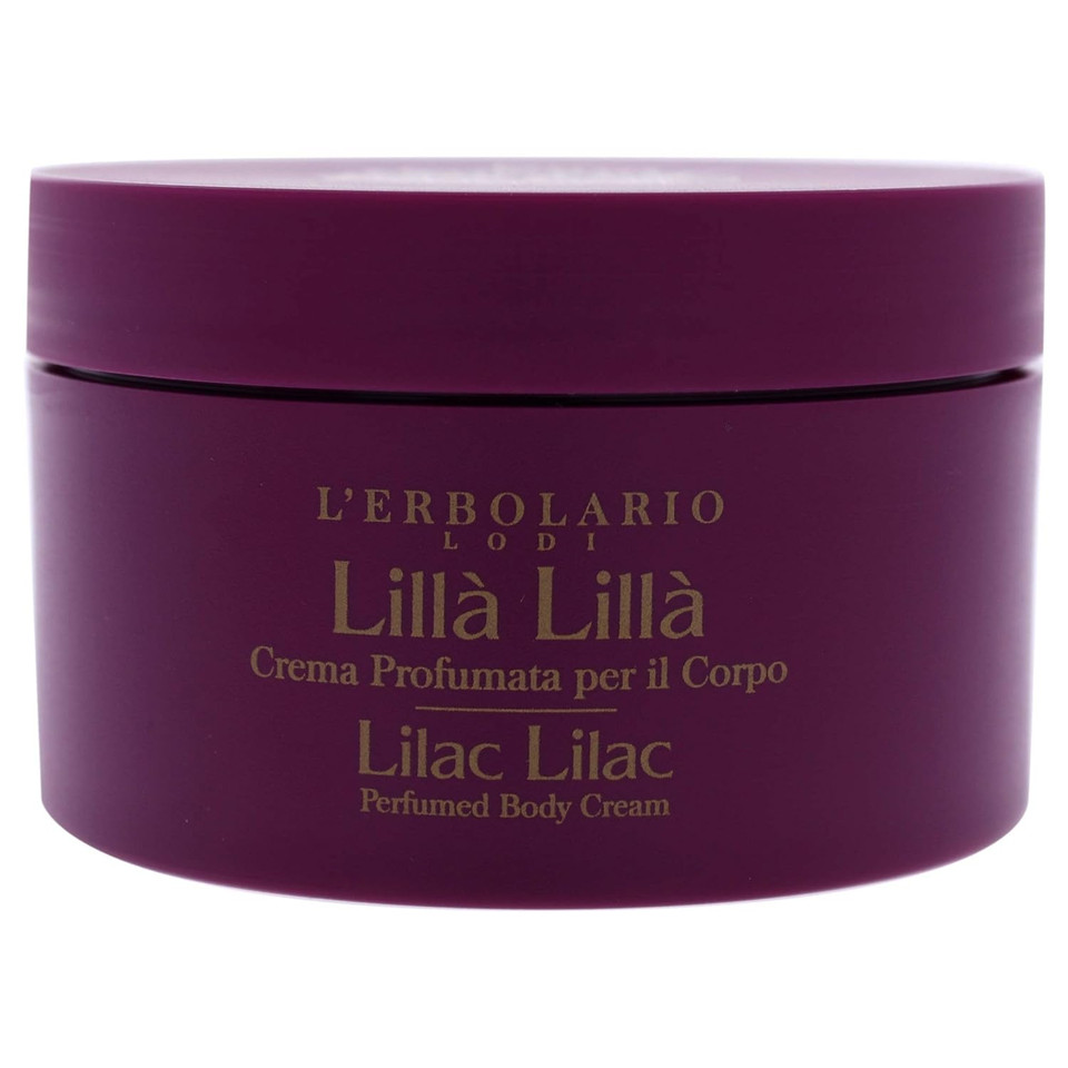 L'Erbolario Lilac Lilac Perfumed Body Cream - Leaves Skin Protected, Moisturized And Well Nourished - Enchanting Perfume Scent - Paraben Free - Made With Flowers, Plants And Fruit Extract - 6.7 Oz