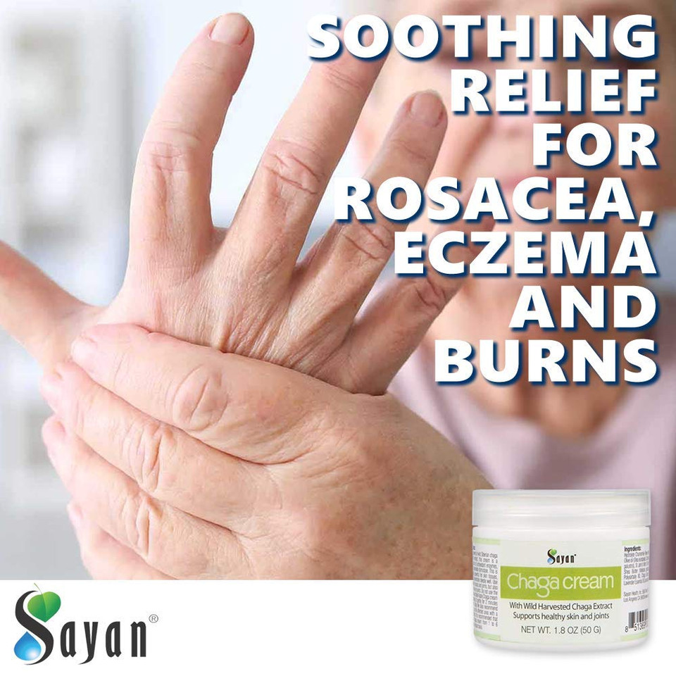 Siberian Chaga Body Cream With Vitamin E, Shea Butter, Bee Wax And Natural Ingredients For Joints And Legs