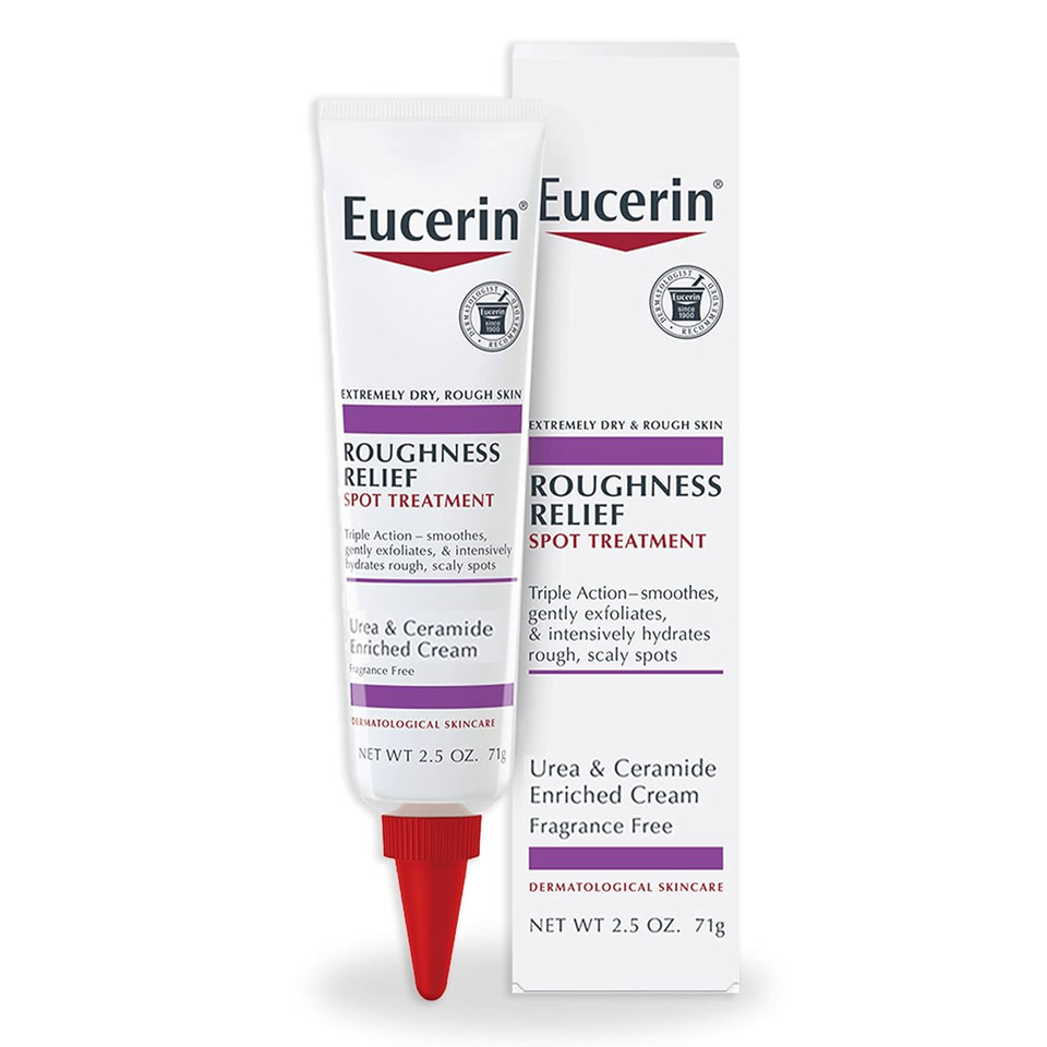 Eucerin Roughness Relief Spot Treatment, Body Moisturizer For Dry Skin, 2.5 Oz Tube
