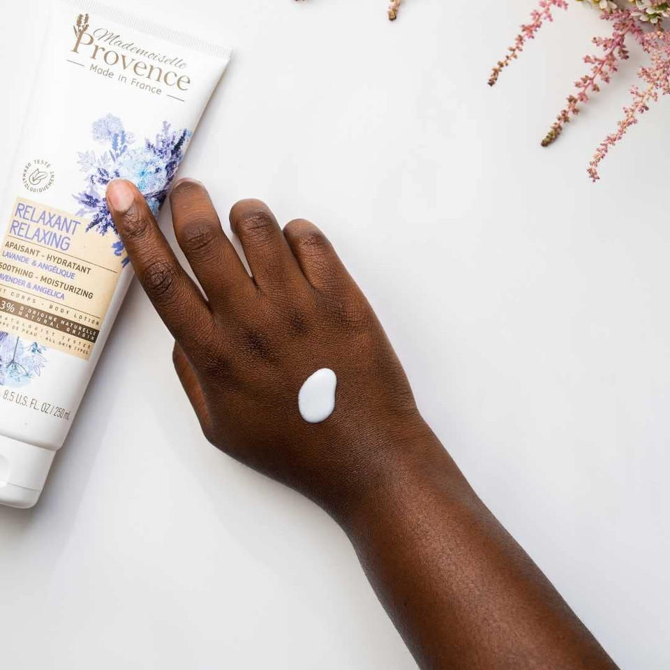 Mademoiselle Provence - Lavender & Angelica - Natural Body Lotion - Relaxing, Soothing & Moisturizing - Vegan - Made In Franceã¢Â