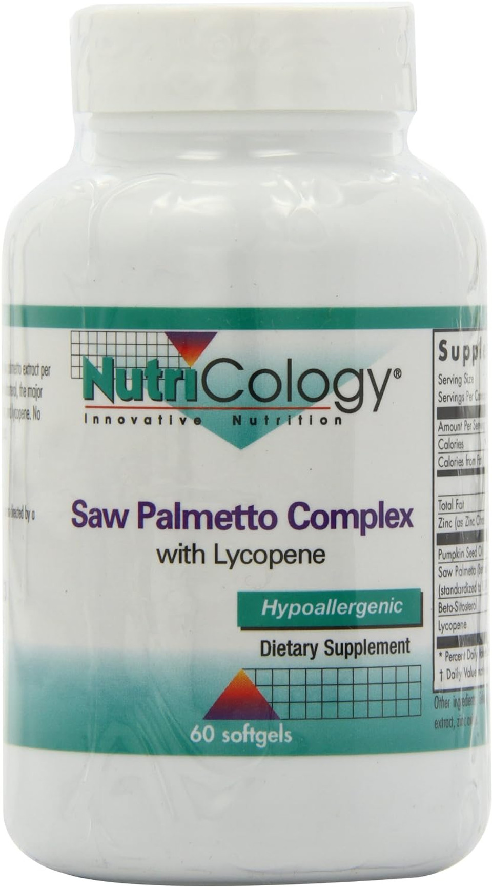 Nutricology Saw Palmetto Complex, Softgels, 60-Count