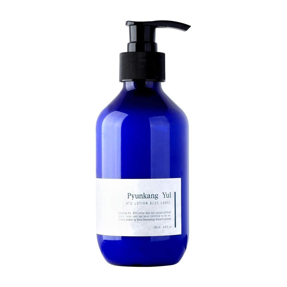 Pyunkang Yul Ato Lotion Blue Label - Long Lasting Deep Natural Moisturizing Urea Baby Lotion - Safe And Healthy Ingredients, Zero Irritation Baby Lotion For Slightly Dry And Sensitive Skin 9.8 Fl. Oz