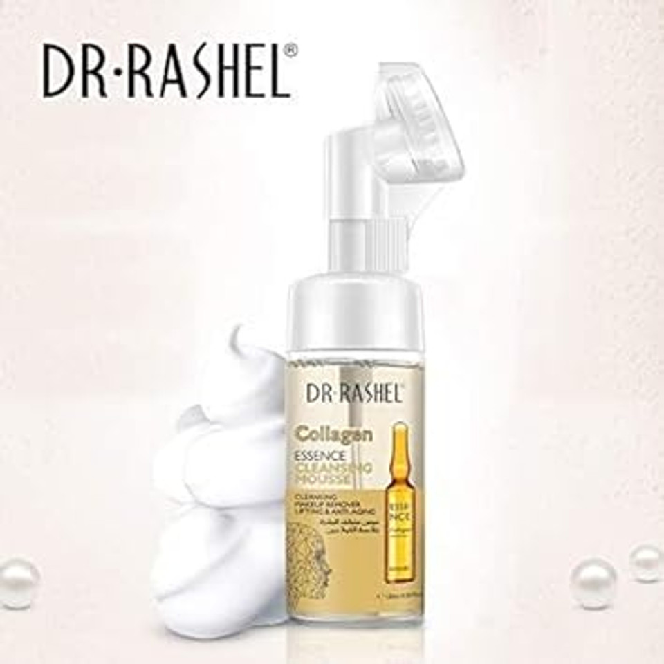 Dr. Rashel Cleansing Mousse Uneven Skin Tone Collagen Essence 4.22 Fl Oz, 1 Count