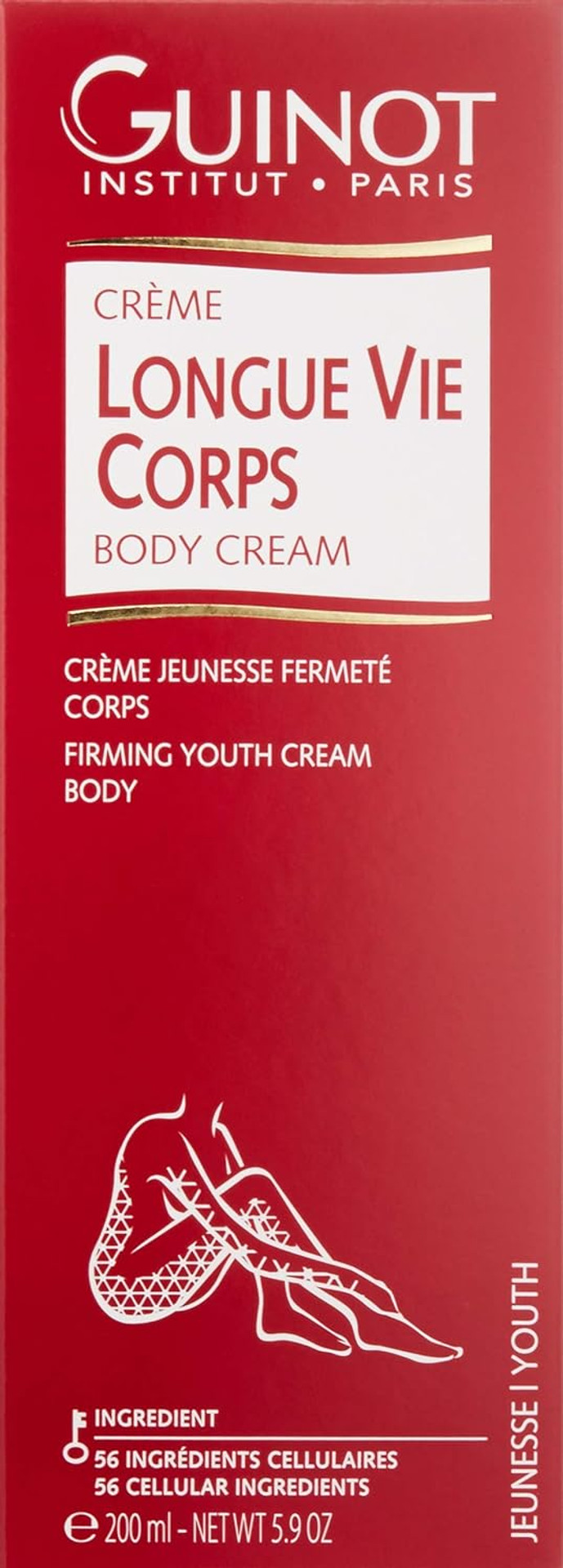 Guinot Longue Vie Corps Body Cream, 5.9 Oz