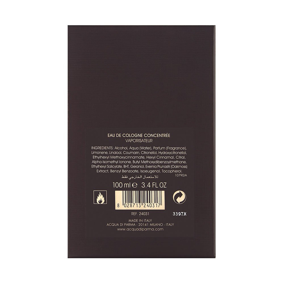 Acqua Di Parma Colonia Quercia Eau De Cologne Concentree Spray 100Ml/3.4Oz