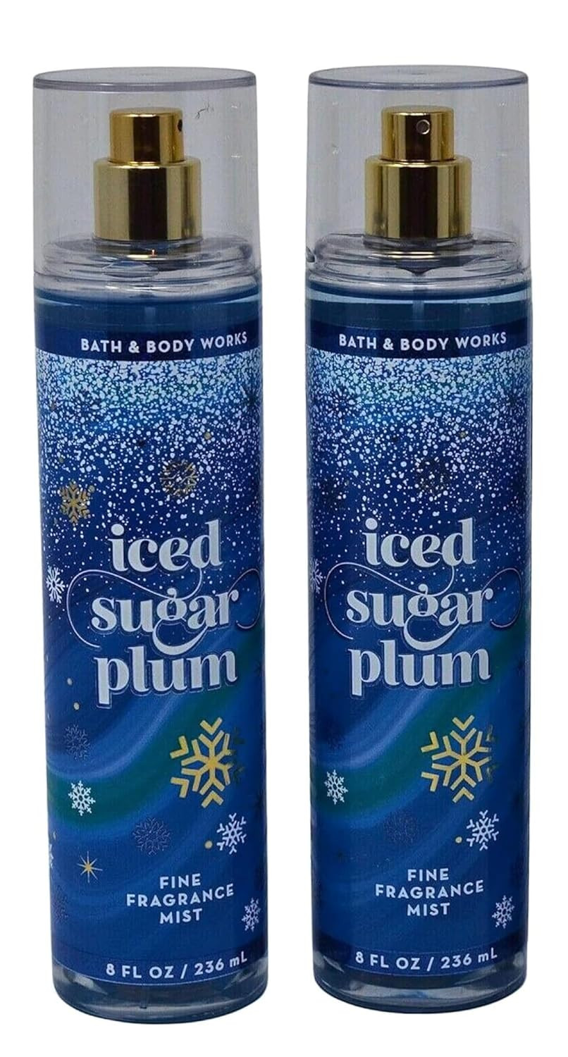Bath And Body Works Fragrance Gift Sets (Iced Sugar Plum Mist 2 Pk)