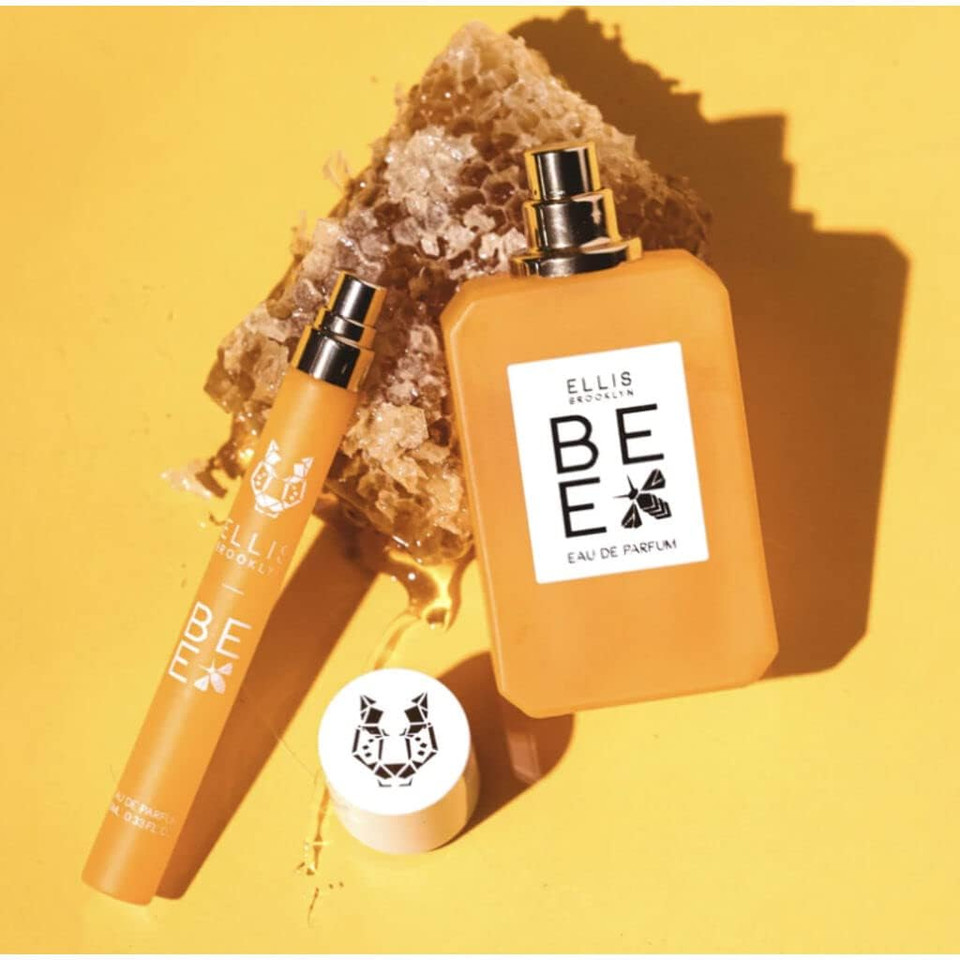 Ellis Brooklyn Eau De Parfum Travel Spray - Bee - Sandalwood, Honey, Cinnamon & Vanilla Fragrance, Travel Perfume, Mini Perfume For Women - Clean, Vegan, Paraben-Free, Cruelty-Free (.33 Fl Oz)0.34 Fl Oz (Pack Of 1)