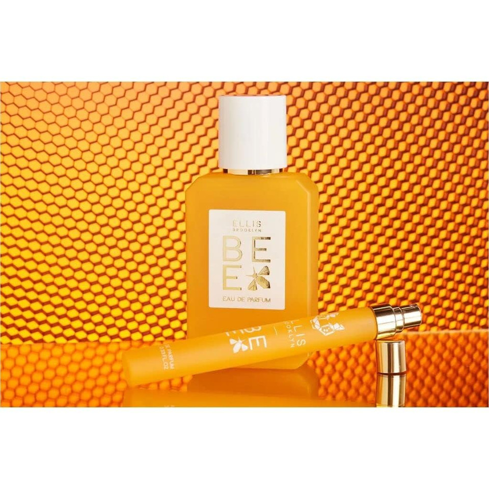 Ellis Brooklyn Eau De Parfum Travel Spray - Bee - Sandalwood, Honey, Cinnamon & Vanilla Fragrance, Travel Perfume, Mini Perfume For Women - Clean, Vegan, Paraben-Free, Cruelty-Free (.33 Fl Oz)0.34 Fl Oz (Pack Of 1)